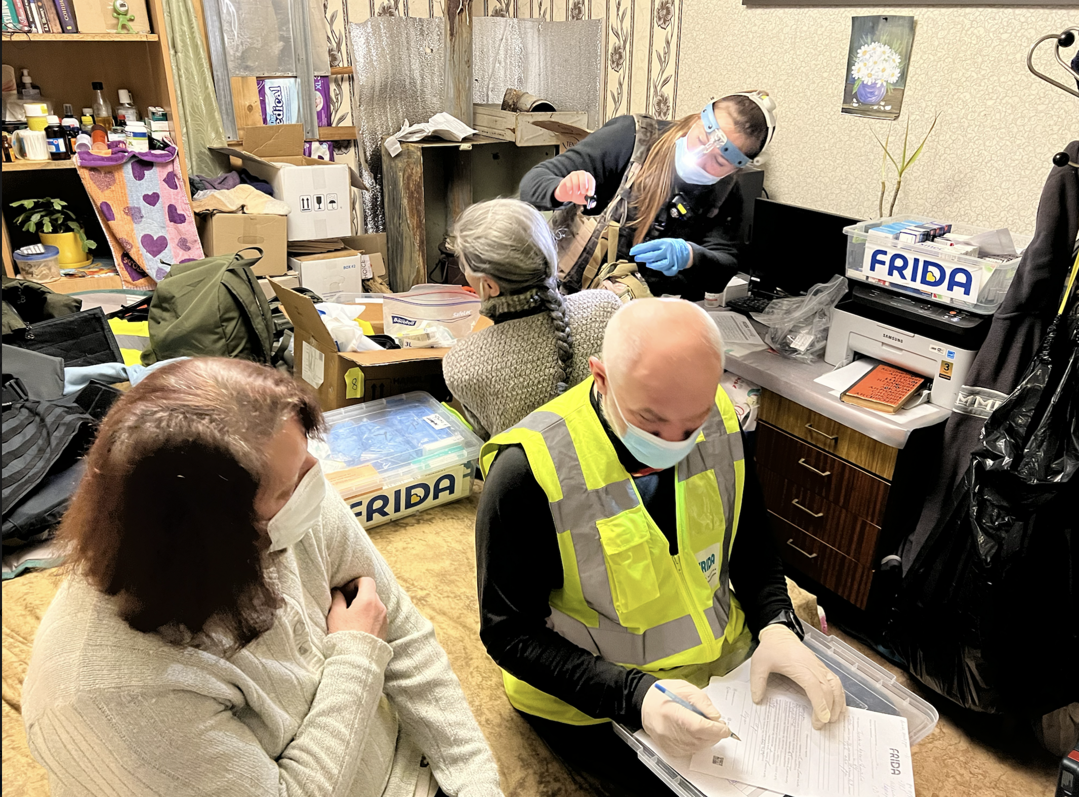 В Бахмут приехала медицинская миссия "Фрида"